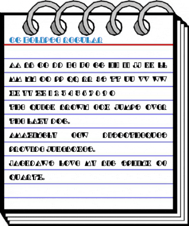 Cg Eclipse Regular Font