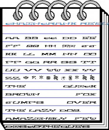 ChainCrank Regular Font