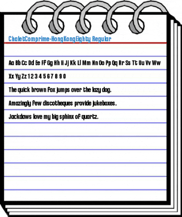 ChaletComprime-HongKongEighty Regular Font
