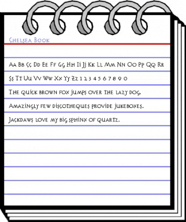 Chelsea Book Font