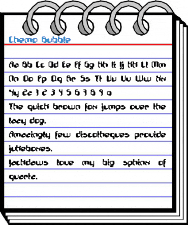 Chemo Bubble Font