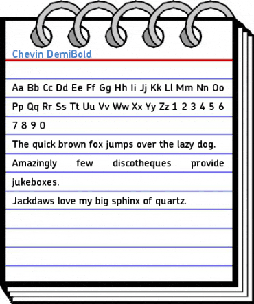 Chevin DemiBold Font