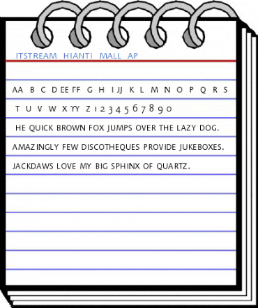 Bitstream Chianti Small Cap Font