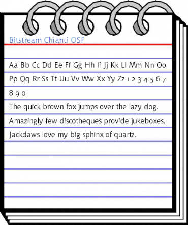 Bitstream Chianti OSF Font