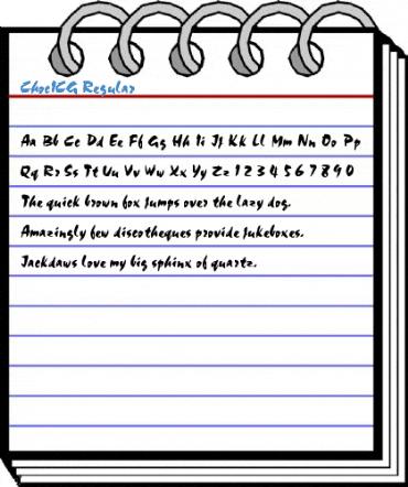 ChocICG Regular Font