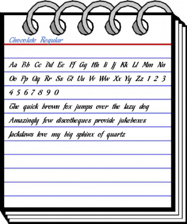 Chocolate Regular Font