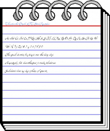 Christophs Quill ITC Std Regular Font