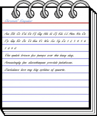 ChromeC Regular Font