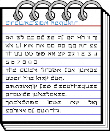 Circumcision Regular Font