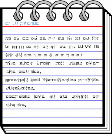 City Avenue Font