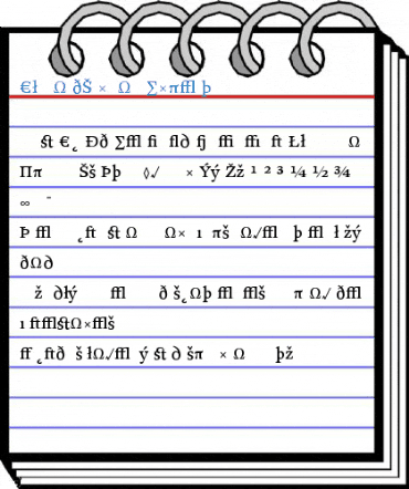 CliffordSix RomanExpert Font