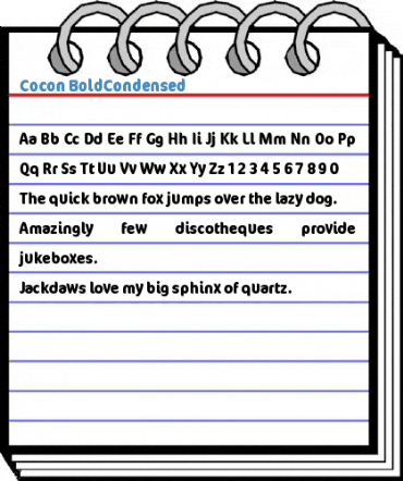 Cocon BoldCondensed Font