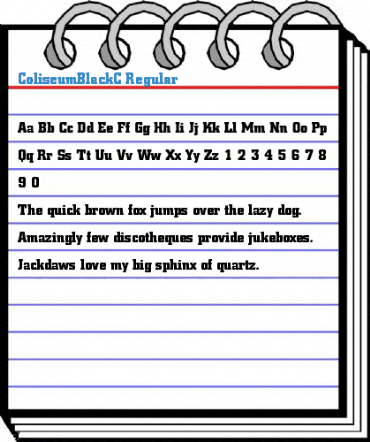 ColiseumBlackC Regular Font