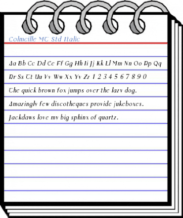 Colmcille MT Std Font