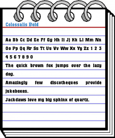Colossalis Bold Font