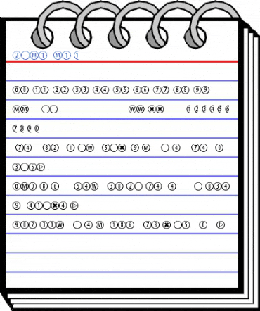 Combnumb 1 Font