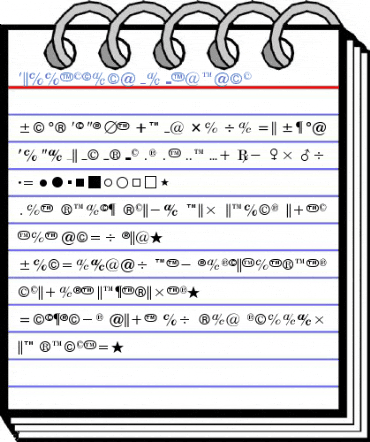 Commercial Pi Regular Font