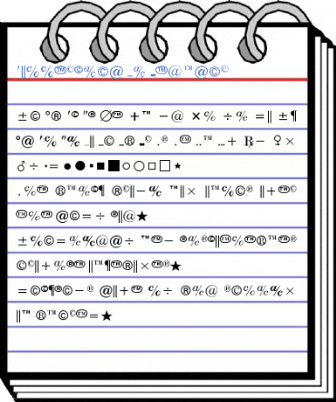 Commercial Pi Regular Font