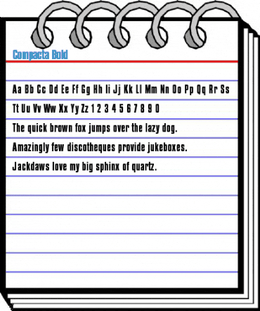 Compacta Bold Font