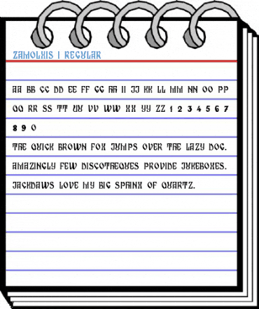 Zamolxis I Regular Font