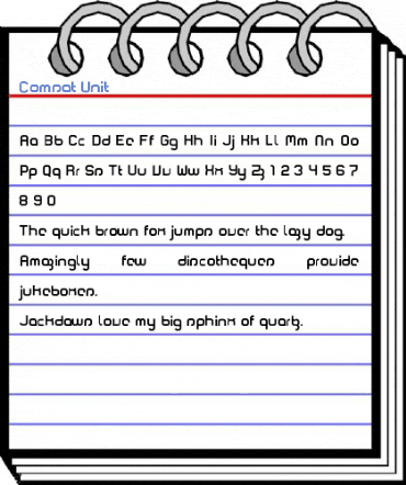 Comsat Unit Font