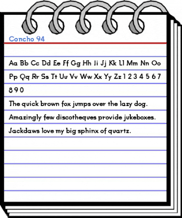 Concho 94 Font