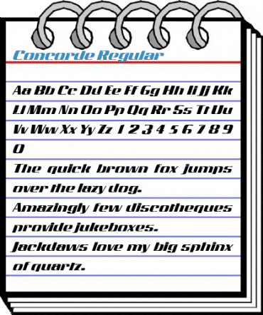 Concorde Regular Font