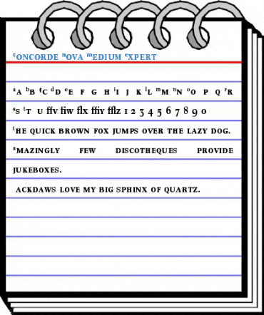 Concorde Nova Medium Expert Font