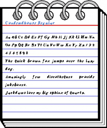 Condemdhouse Regular Font