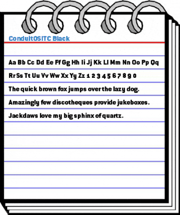 ConduitOSITC Black Font