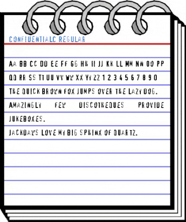 ConfidentialC Regular Font
