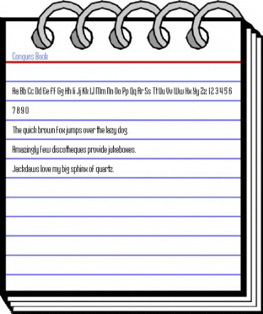 Conques Book Font