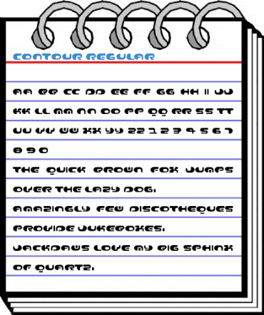 Contour Regular Font