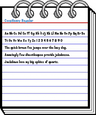 CoopHeavy Regular Font