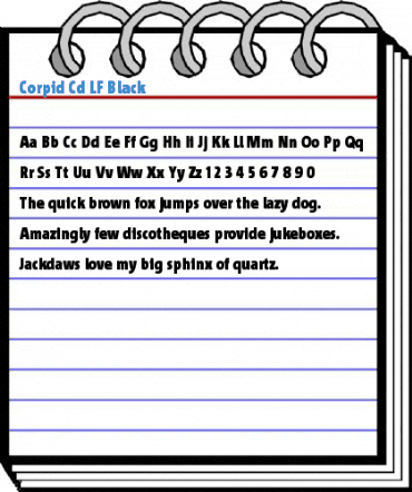 Corpid Cd LF Black Font