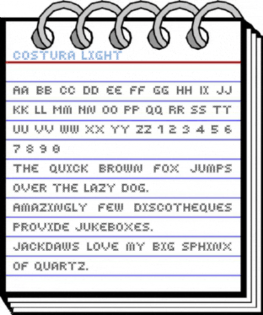 Costura Light Font