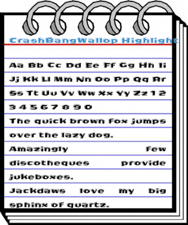 CrashBangWallop Font