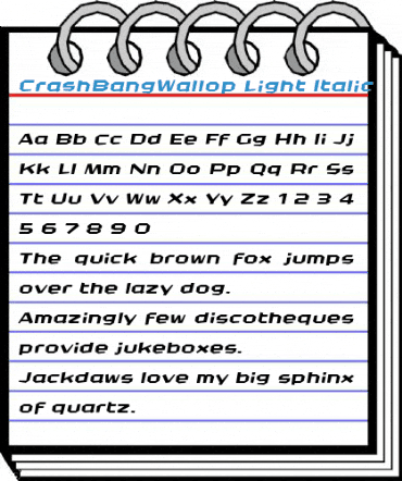 CrashBangWallop Font