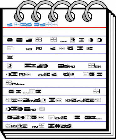 CreditCards P01 Font