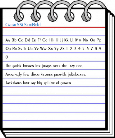 CremeSSi SemiBold Font