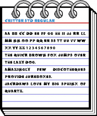 Critter Std Regular Font