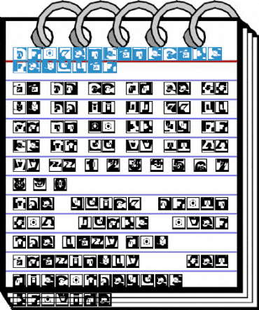 BrokenSansCaps Regular Font