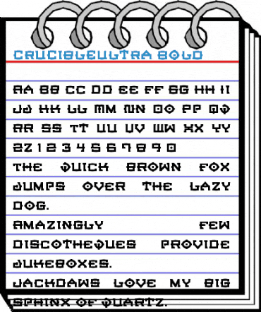 CrucibleUltra Bold Font