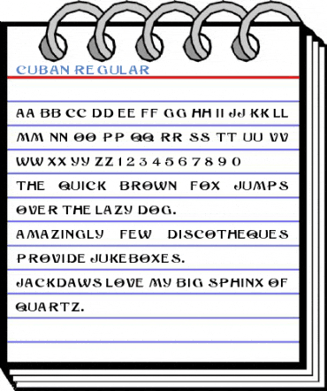 Cuban Regular Font
