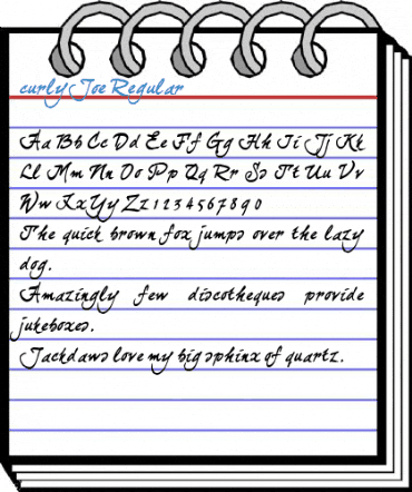 curlyJoe Regular Font