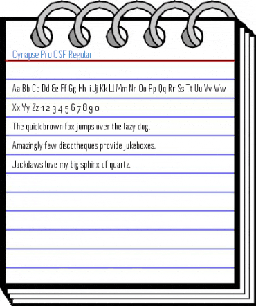Cynapse Pro OSF Regular Font