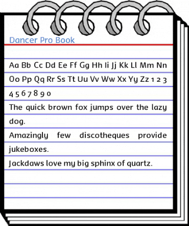 Dancer Pro Book Font