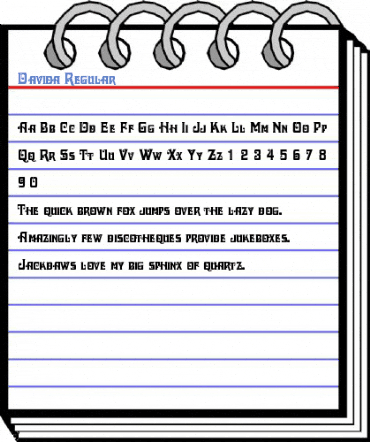 Davida Regular Font