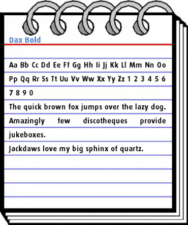 Dax Bold Font