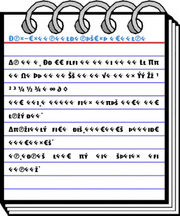 Dax-ExtraBoldCapsExp Regular Font